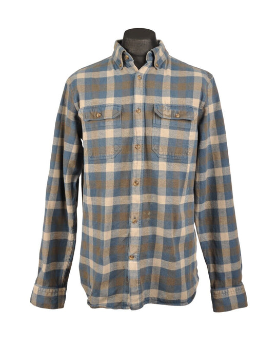 FJALLRAVEN Skog Shirt Multicolor Cotton Plaid Check Men's Long Sleeve  Size XL