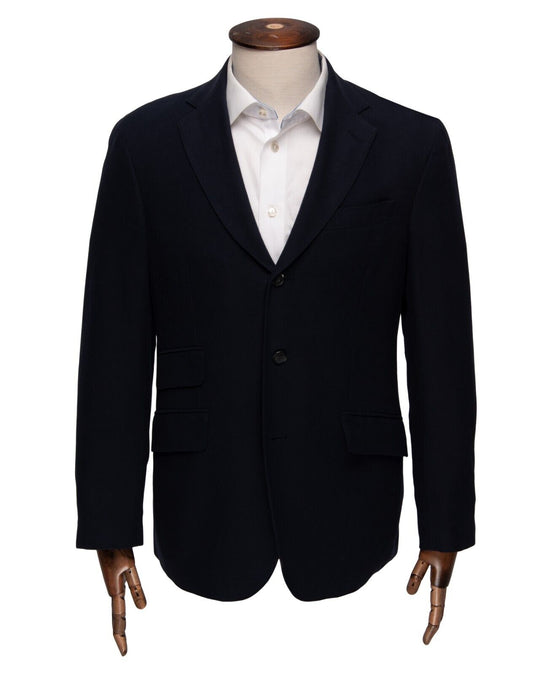 HACKETT London Blazer Navy Cotton Men's Unlined Jacket Size 40 R
