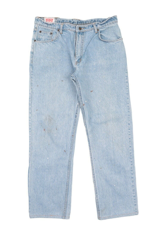 Men'S Vintage LEVI`S 501 Made In USA Blue Denim Pants Jeans Size W 37 L 38