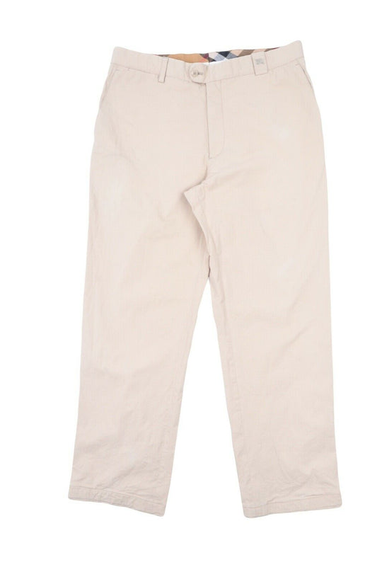 Women's Vintage BURBERRY London Beige Chino Pants Size 44 IT