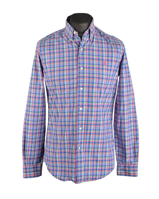 Men's RALPH LAUREN Multicolor Check Cotton Shirt Size S