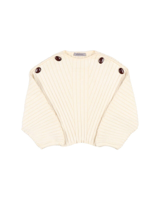 Max Mara SPORTMAX Jumper Beige Women's Boat Neck Oversize Pullover Size ~ S