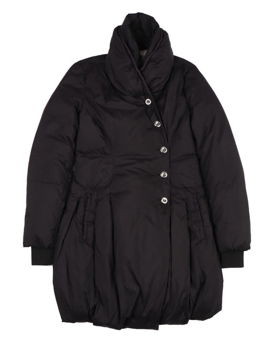 Le Jean De MARITHE FRANCOIS GIRBAUD Parka Asymmetric Womens Down Jacket Size S