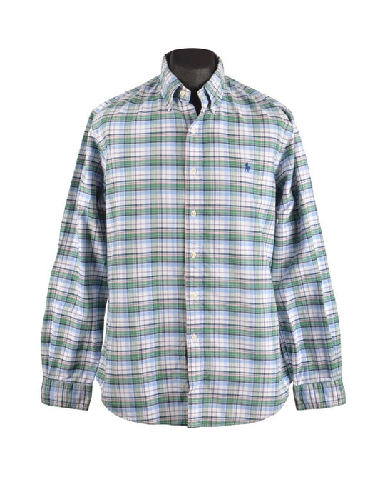 Men's RALPH LAUREN Multicolor Check Cotton Shirt Size L