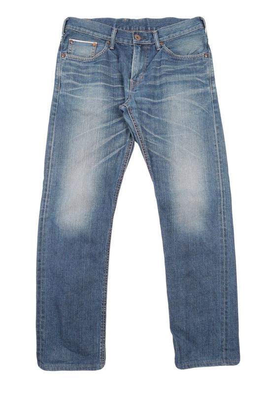 Men's EDWIN Made In Japan Blue Selvage Denim Jeans Size W 32 L 33