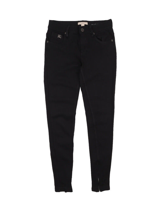 BURBERRY Pants Black Bayswater Skinny Stretch Jersey Women's Trousers Size S