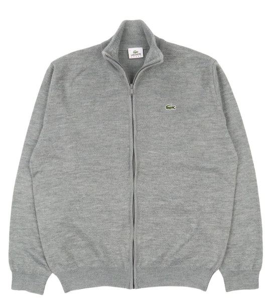 Men's LACOSTE SPORT Grey Full Zip Jumper Size 5