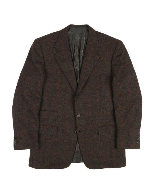 BRIONI Traiano Blazer Wool Cashmere Tweed Check Men's Jacket Size 50R IT / 40 US
