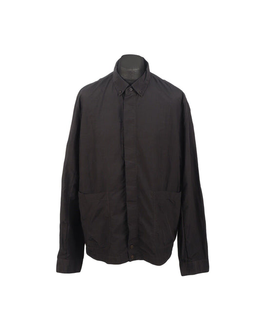 CP COMPANY Jacket Black Nylon Military Men's Overshirt Size XXL