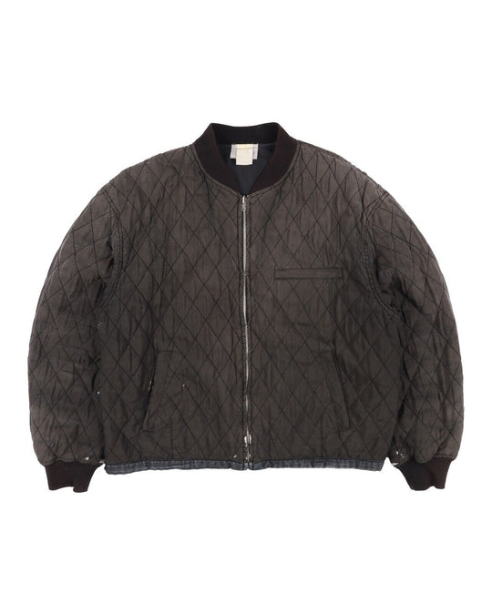 Vintage COMME DES GARCONS HOMME Silk Bomber Reversible Men's Jacket Size XL