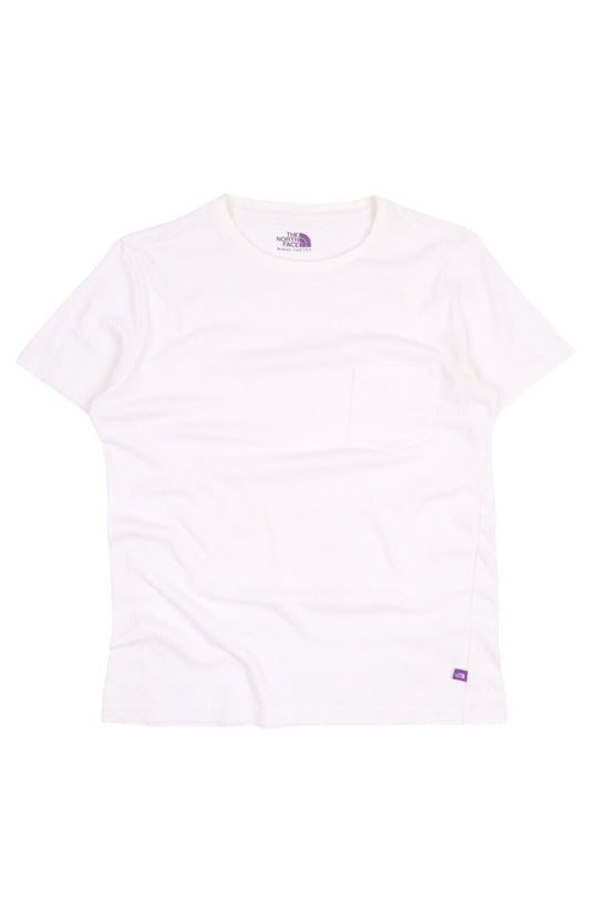 Men's THE NORTH FACE Purple Label NANAMICA Japan White Basic T Shirt Size s