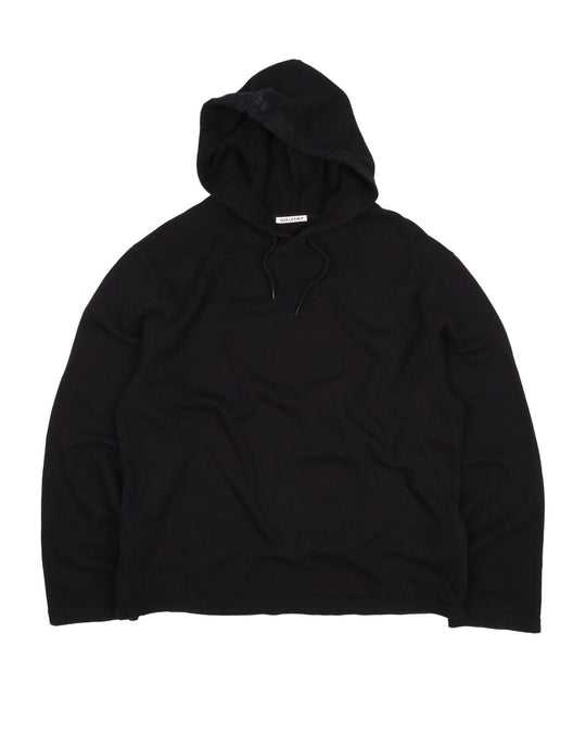 OUR LEGACY Black Nep Sweat Hoodie Pullover Black Cotton Men's Size 52
