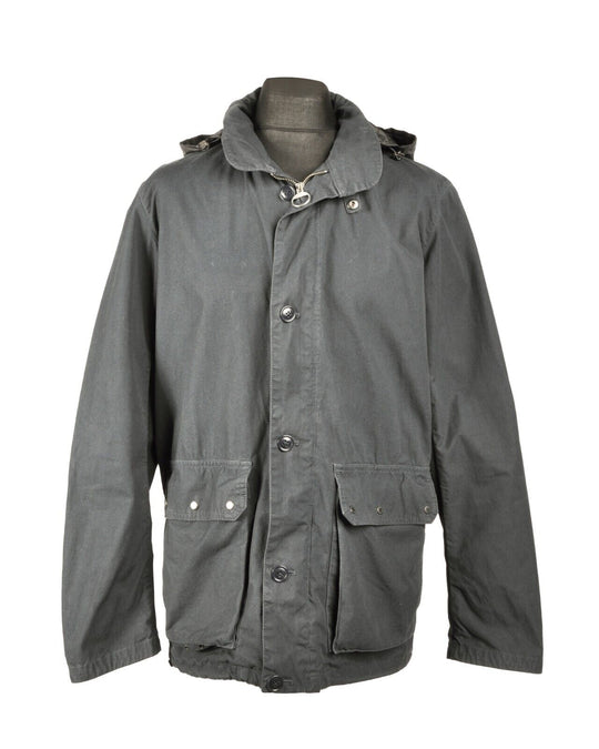 RALPH LAUREN DENIM & SUPPLY Parka Hooded Dyed Black Men's Jacket Size L