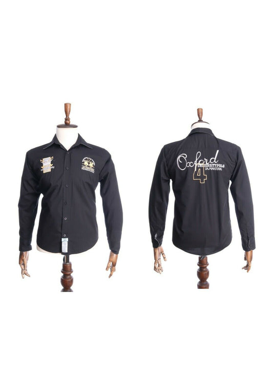 LA MARTINA Black Cotton Shirt Size M