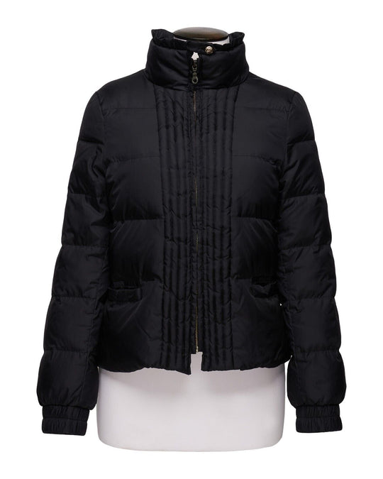 MAX MARA Down Puffer Jacket Black Women's Quilt Size 6US / 40 IT