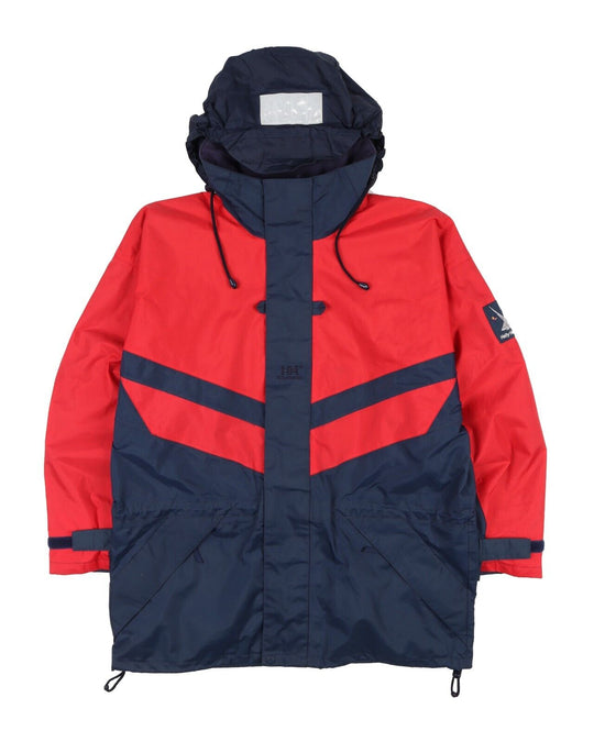 Vintage HELLY HANSEN Jacket Navy Colorblock Mens Windbreaker Size M