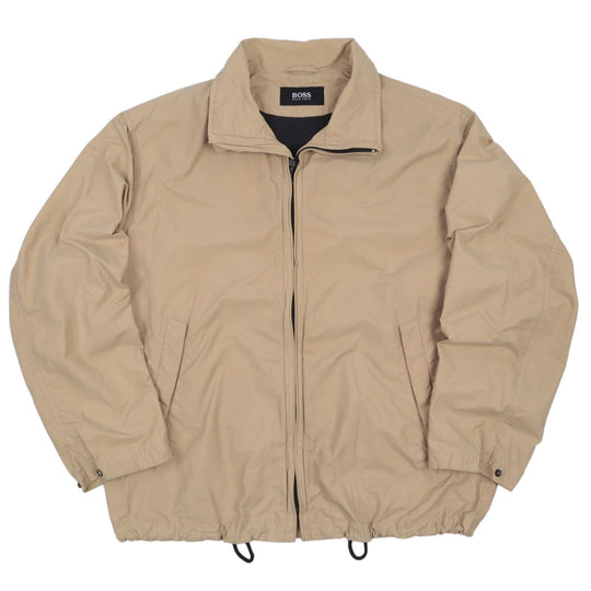 Men's HUGO BOSS Beige Cotton Lighweight Short Jacket Size XXL