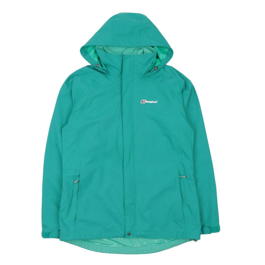 Women's BERGHAUS Turqouise AQ2 Windbreaker Jacket Size 12