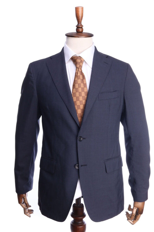 Men's BOGGI Blue  Birdseye Lightweight Semi Lined Blazer Jacket Size 50 IT
