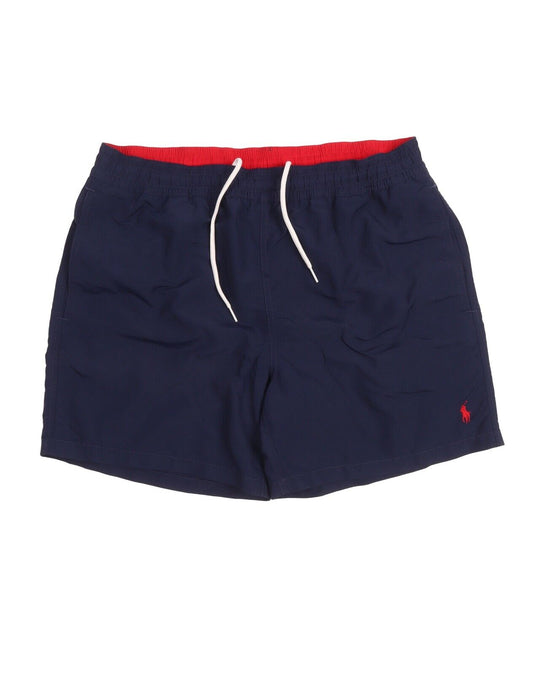 Polo RALPH LAUREN Shorts Navy Blue Nylon Men's Swimshorts Size L