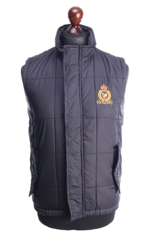 US POLO ASSN. Black Quilted Vest Waistcoat Size S
