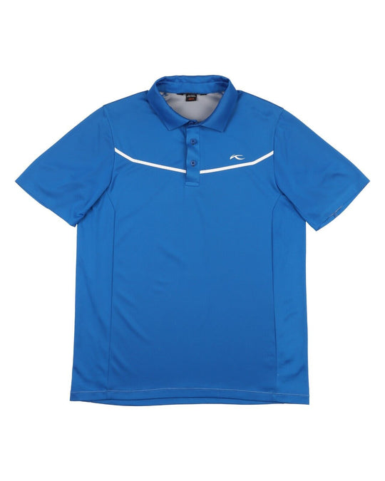 KJUS Ryder Polo Shirt Navy Men's Short Sleeve Golf Size 48 / S