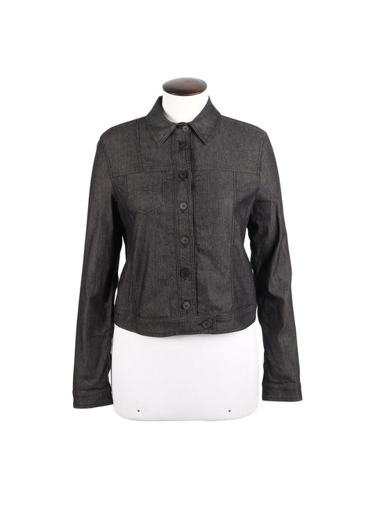 ARMANI JEANS Jacket Gray Chambray Women's Denim Size ~ S