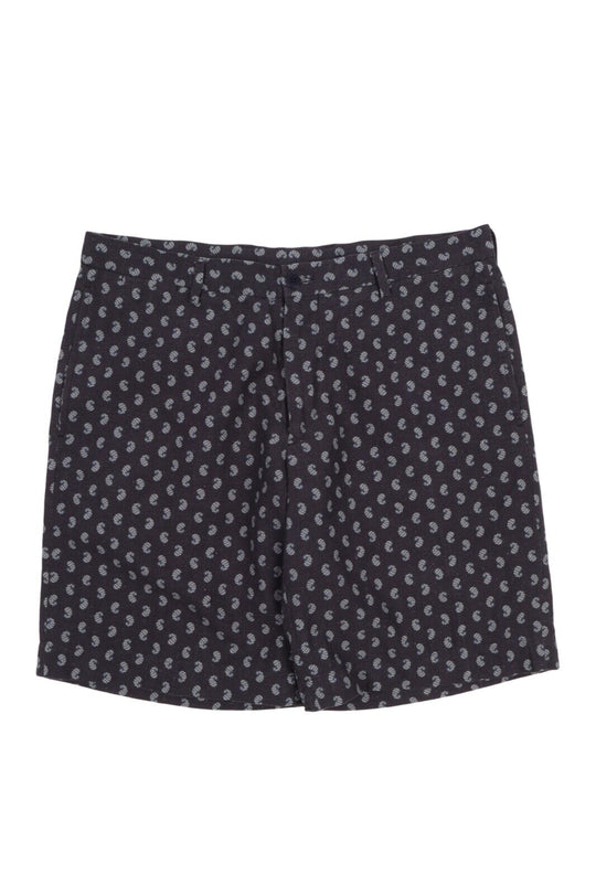 Men's SALVATORE PICCOLO Blue Paisley Chino Shorts Size 48 IT / 32