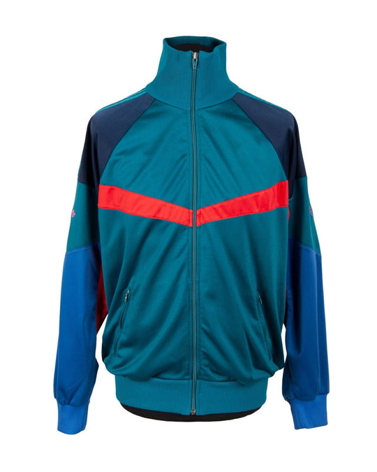 Vintage ADIDAS Zip Jacket  Green 3 Striped Track Top Zip Men's Size M