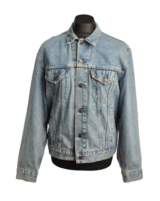 LEVIS Denim Jacket Blue Cotton Jeans Trucker Type 3Men's Size L