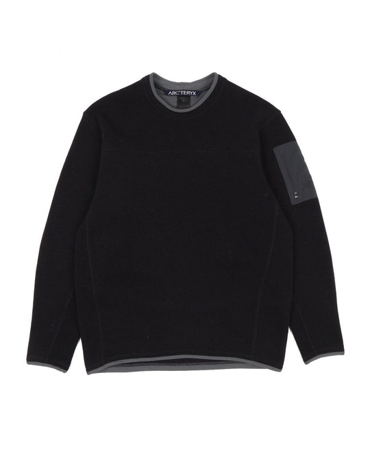 ARCTERYX Fleece Jumper Black Men's Pullover Size M