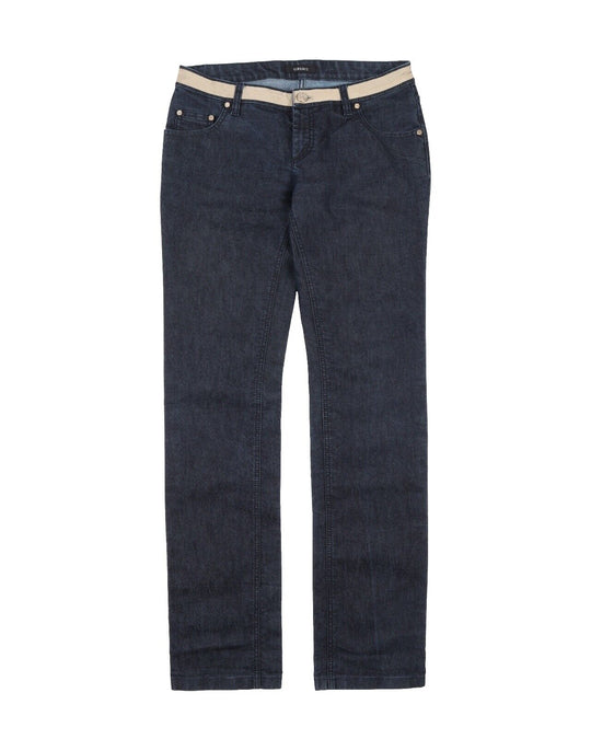 VERSACE Denim Blue Faded Cotton Women's Jeans  Size 27