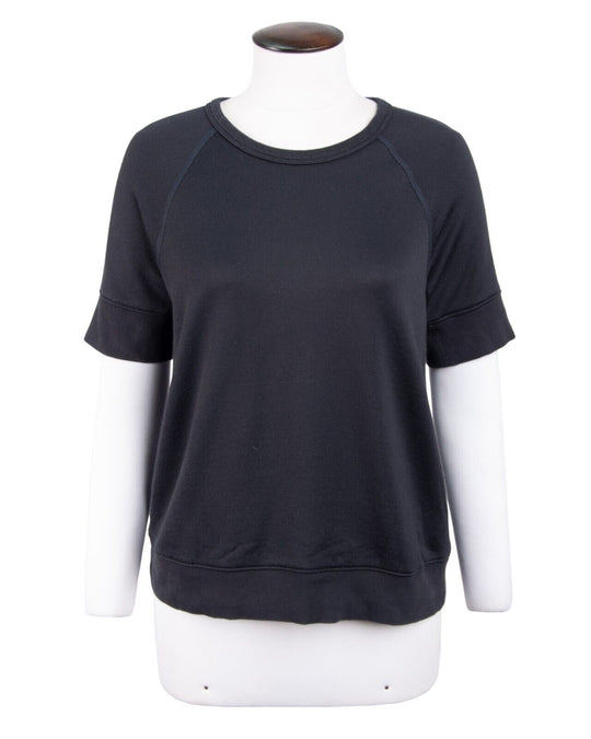 JAMES PERSE T-Shirt Black Short Sleeve T-Shirt Women's Size 2