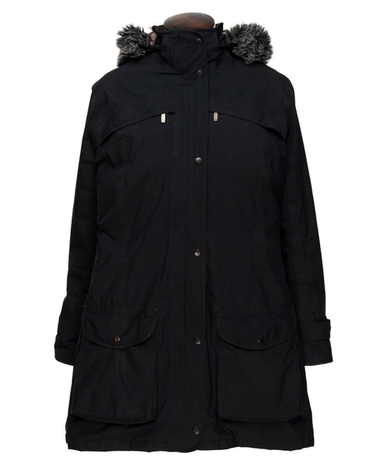 BARBOUR Helvellyn Parka Jacket Navy Women's Gore Tex Size 18UK / 14US / 44EUR