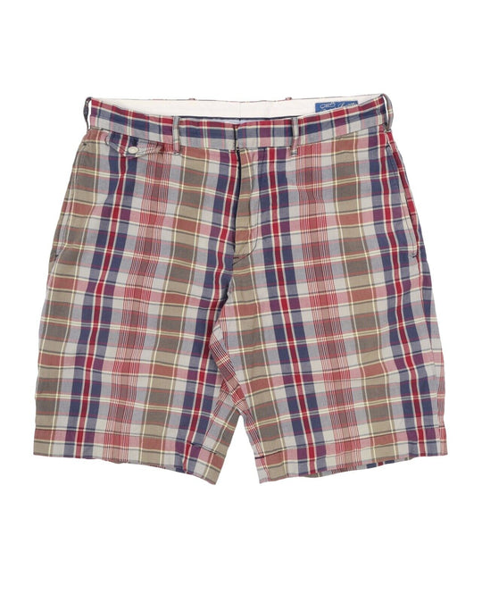 Men's Polo RALPH LAUREN Multicolor Check Chino Summer Shorts Size 33