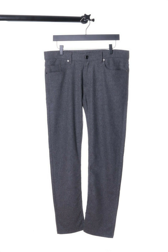 Men's BOGGI MILANO Grey Wool Tapered Trousers Size 33