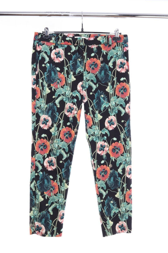 H&M Multicolored Floral Pattern Tapered Pants Size 42 / 12