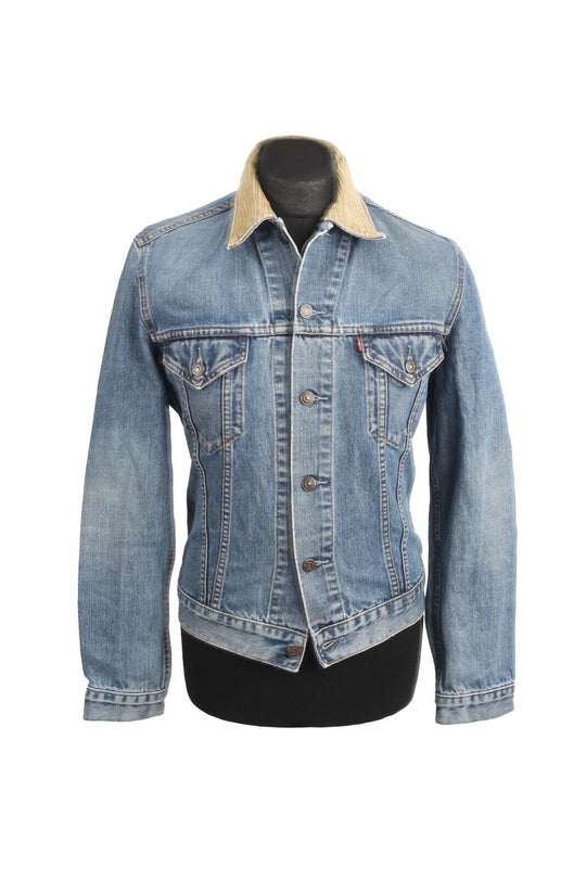 Vintage LEVI'S Trucker Jacket Blue Denim Men's Size M