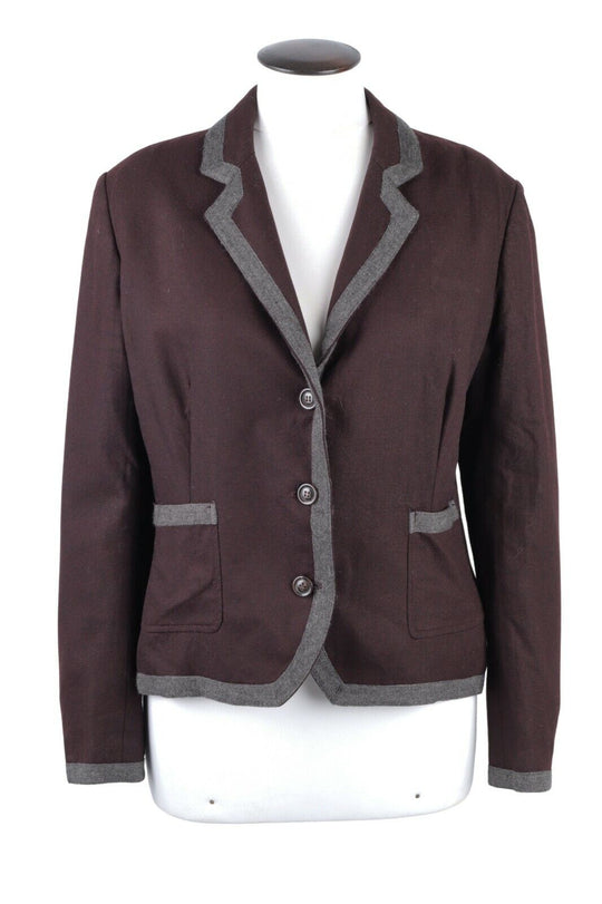 Women's PAUL SMITH Cherry Wool Blend Blazer Jacket Size 48