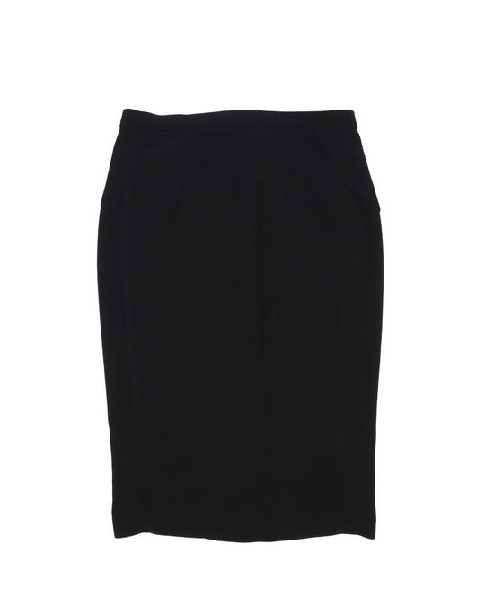 Dolce&Gabbana Skirt Black Straight Pencil Womens Career Office Size 40