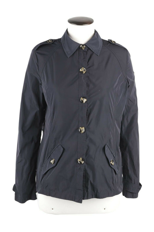 Women's ARMANI JEANS Navy Button Front Casual Jacket Size EU 42 US 6