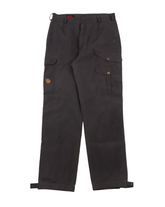 FJALLRAVEN Cargo Pants Gray Women's Outdoor Trouser Size 40
