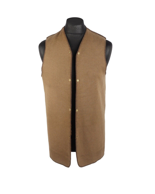 Men's BARBOUR Deep Pile Snap In Liner Vest Waistcoat Size ~ S Long P2P 20.5 "