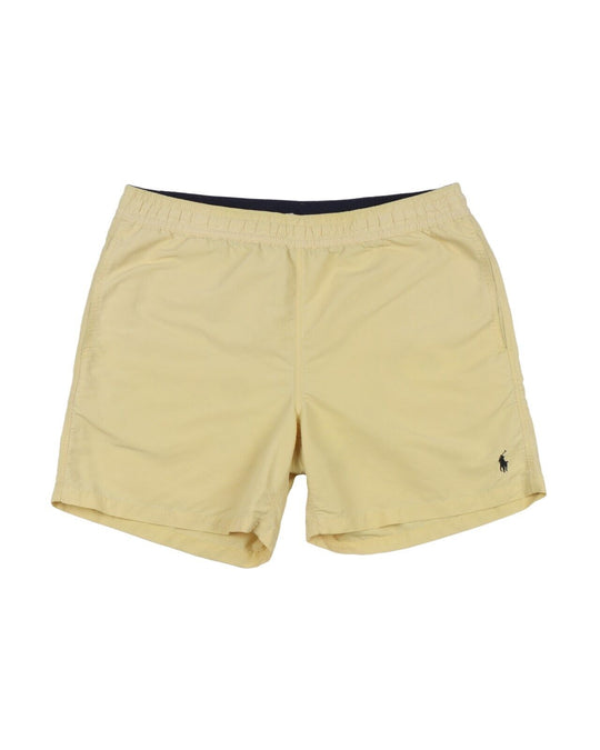 Polo RALPH LAUREN Swim Shorts Yellow Nylon Mens Bermuda Size M