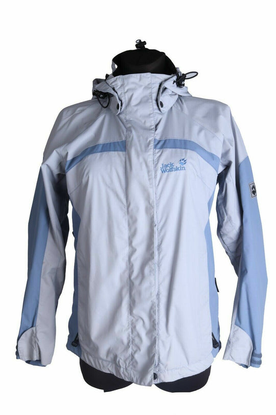 Women's JACK WOLFSKIN Blue Hiking Trekking Texapore Jacket Size XS / 8