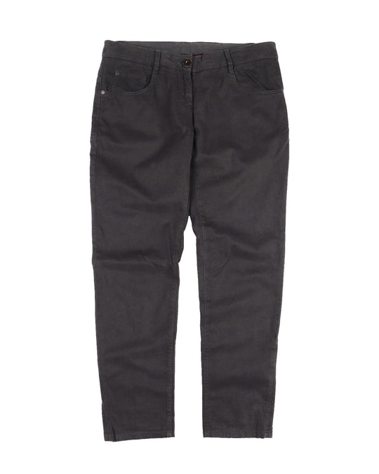 BRUNELLO CUCINELLI Trousers Grey Cotton 5 Pockets Pants Men's Size 40 IT