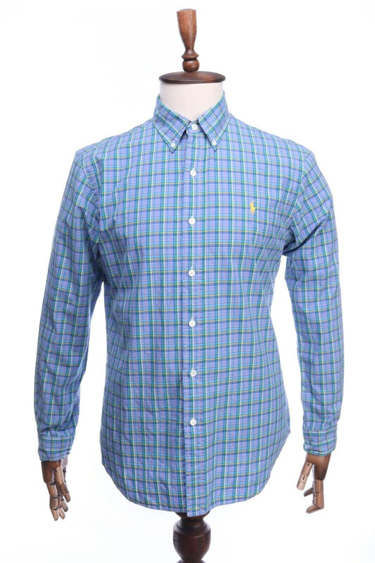 POLO RALPH LAUREN Multicolored Check Button-Down Shirt Size L