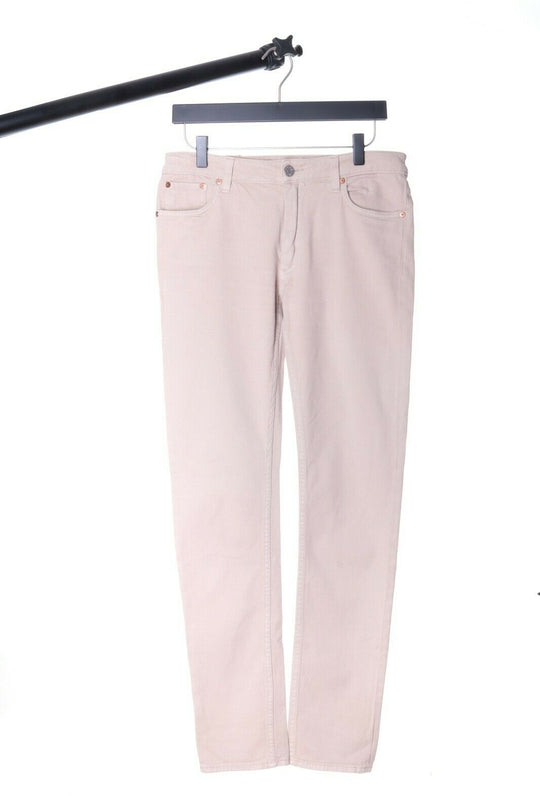 Women'S ACNE Cotton Skinny FLEX S BRIGHT BEIGE Jeans Size 30