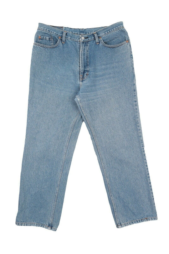 Men'S Vintage LEVI'S 501 USA Blue Straight Denim Jeans Size W 38 L 30