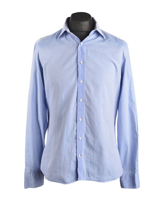 Men's HACKETT London Blue Oxford Cotton Shirt Size M